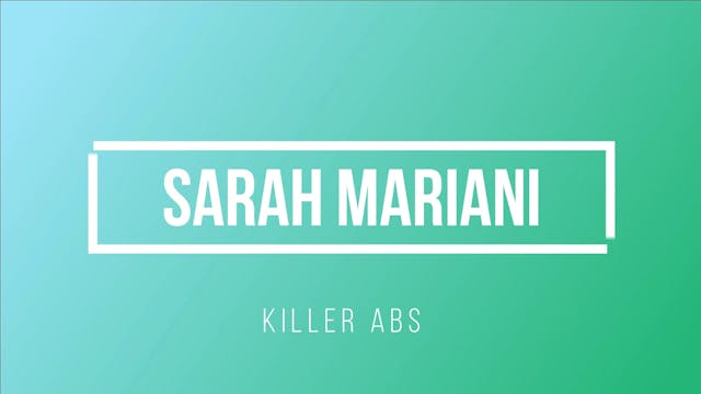 Sarah Mariani - Killer Abs