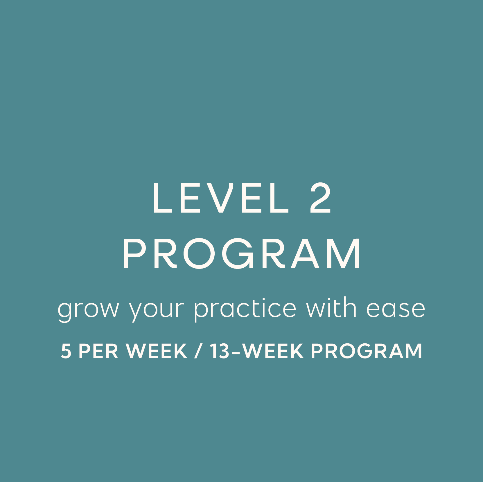 level 2 program