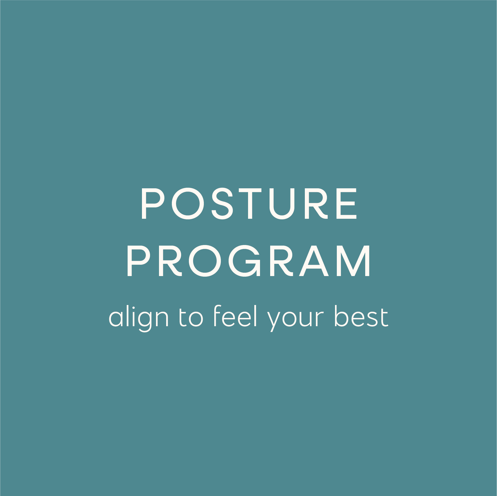 posture program