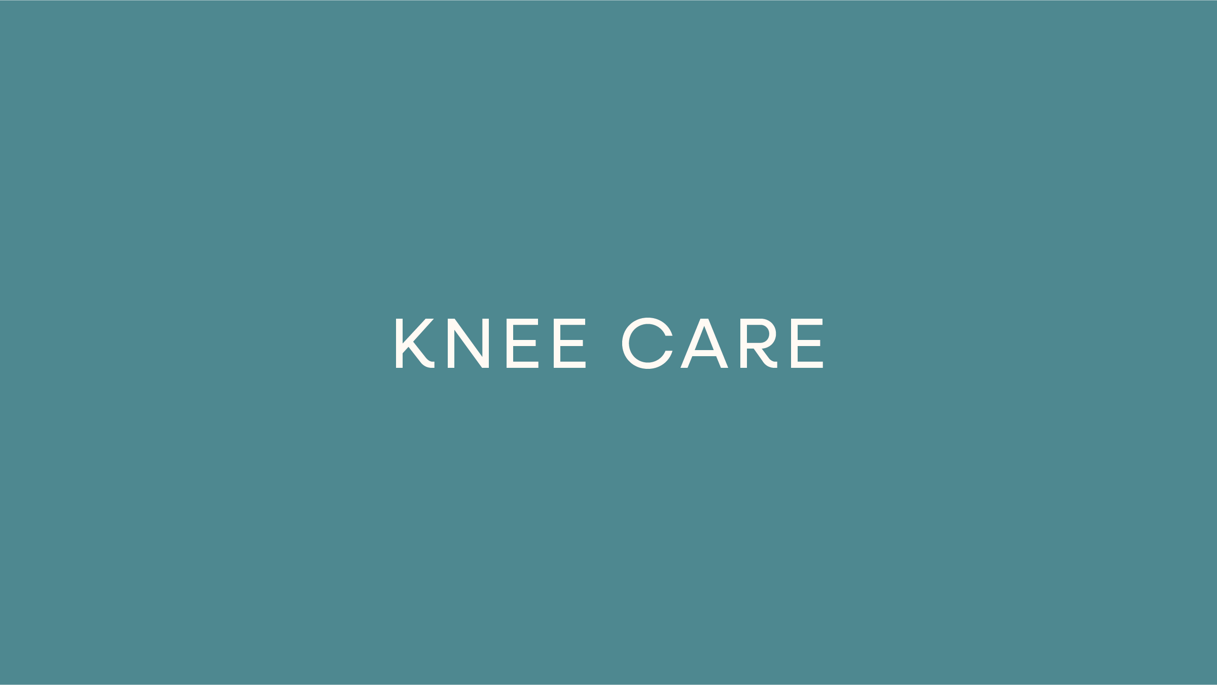 Knee Care