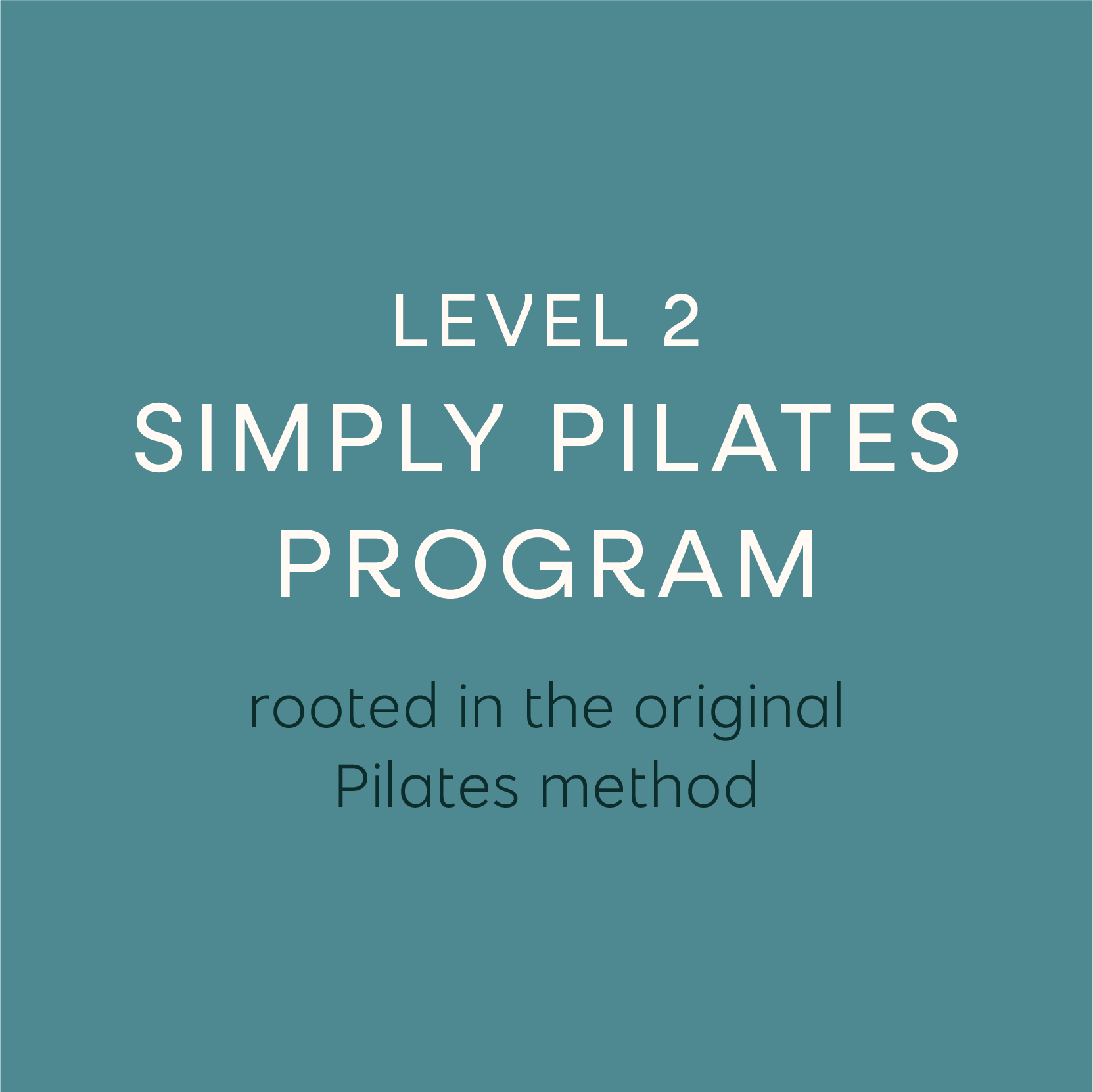 Simply Pilates Level 2