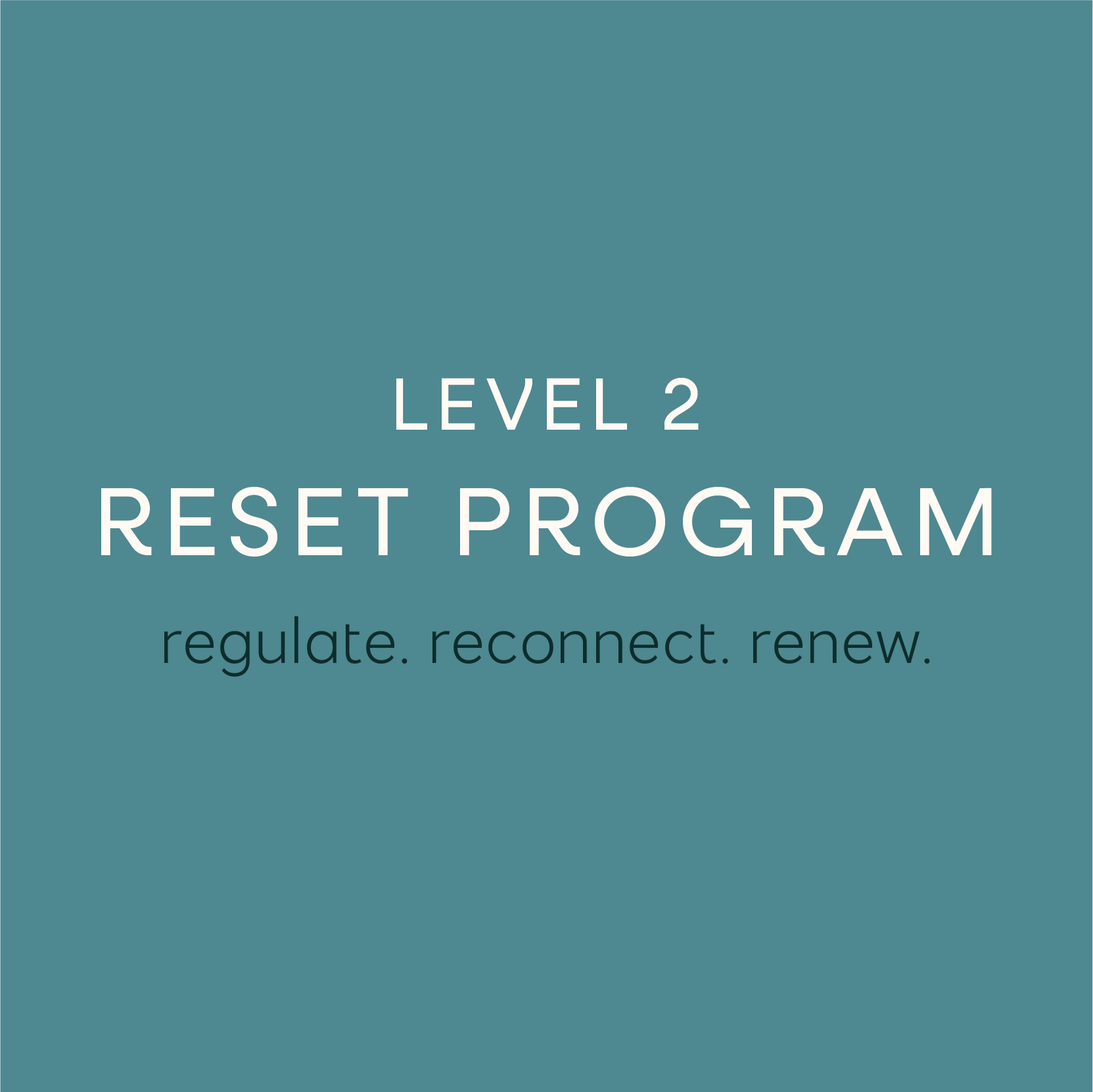 Level 2 Reset Program