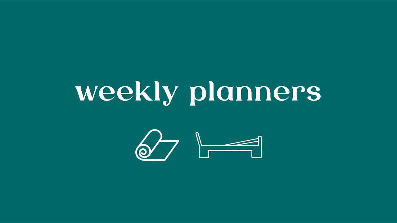 Weekly Planners