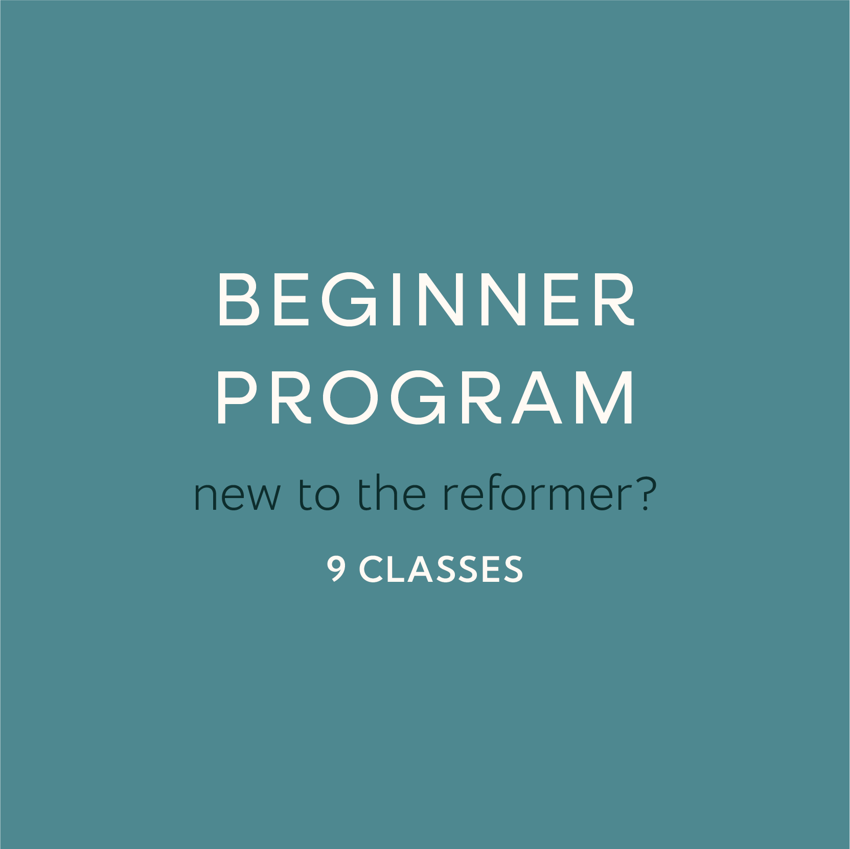 beginner program