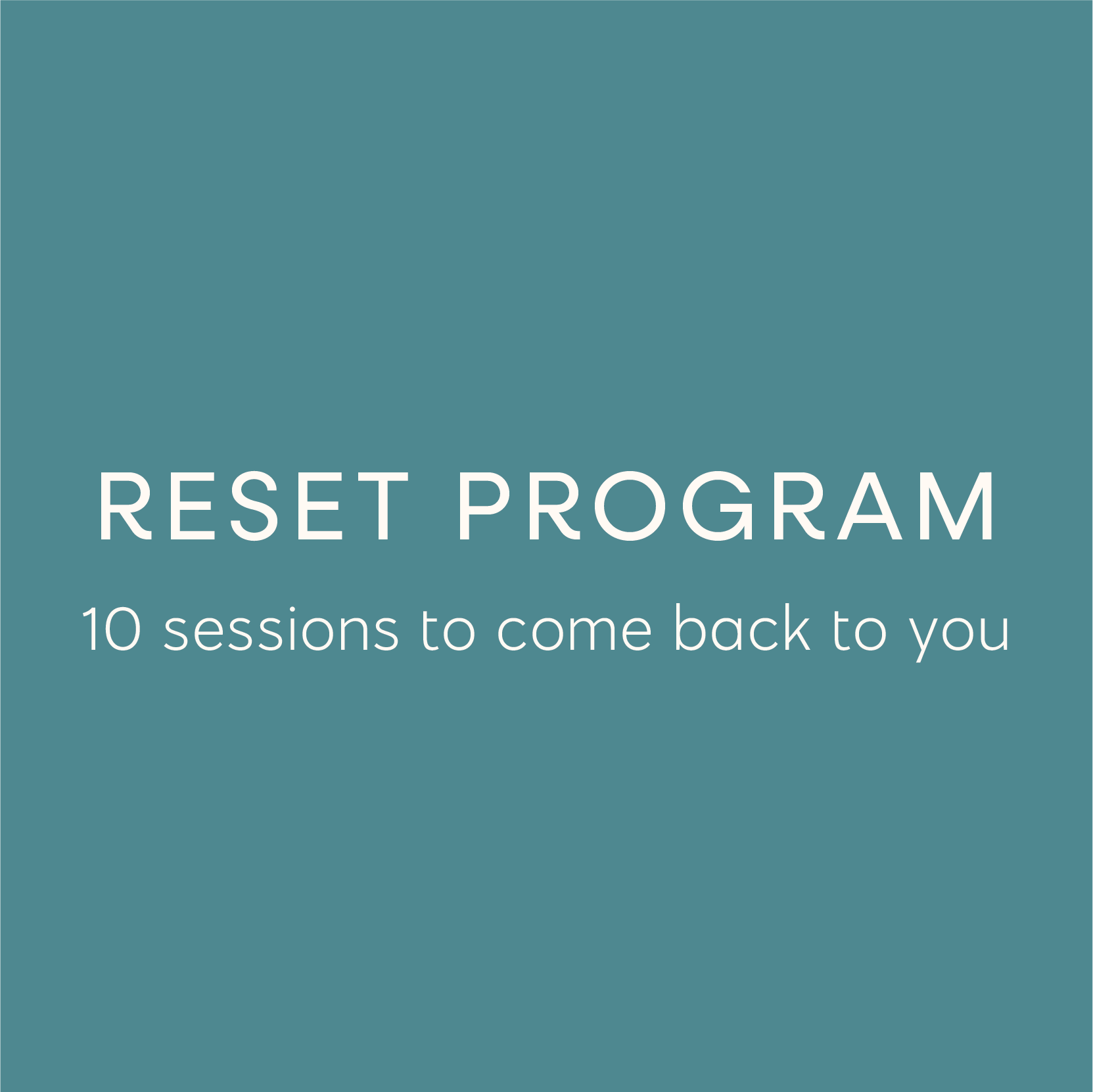 reset program