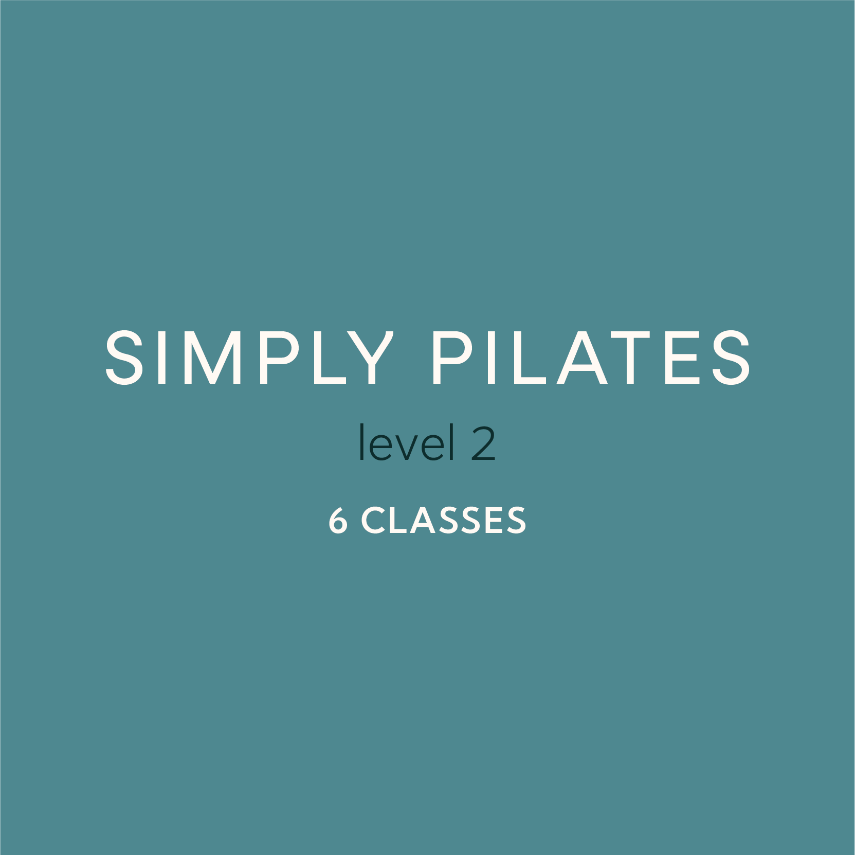 Simply Pilates Level 2