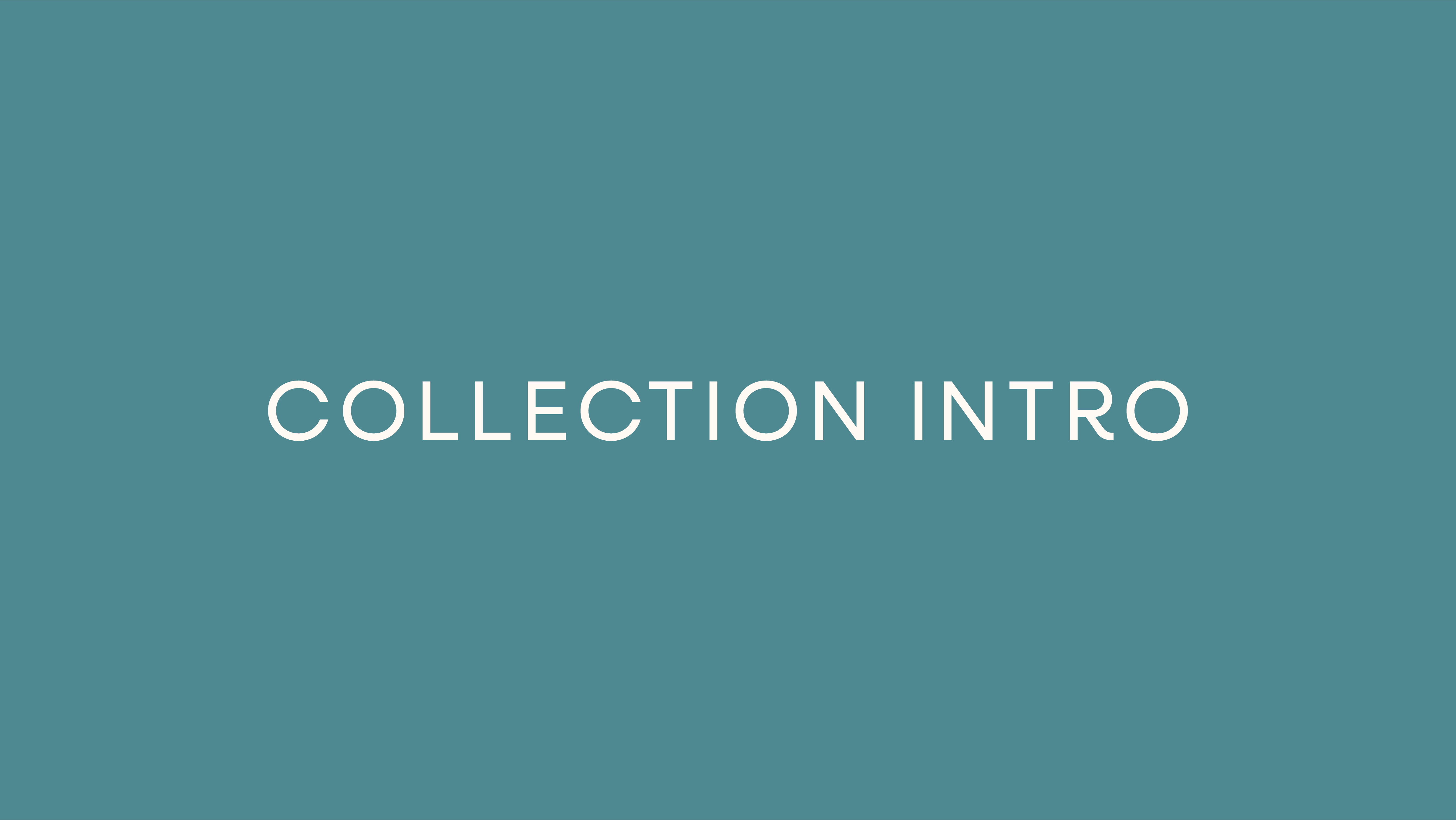Posture Collection Intro