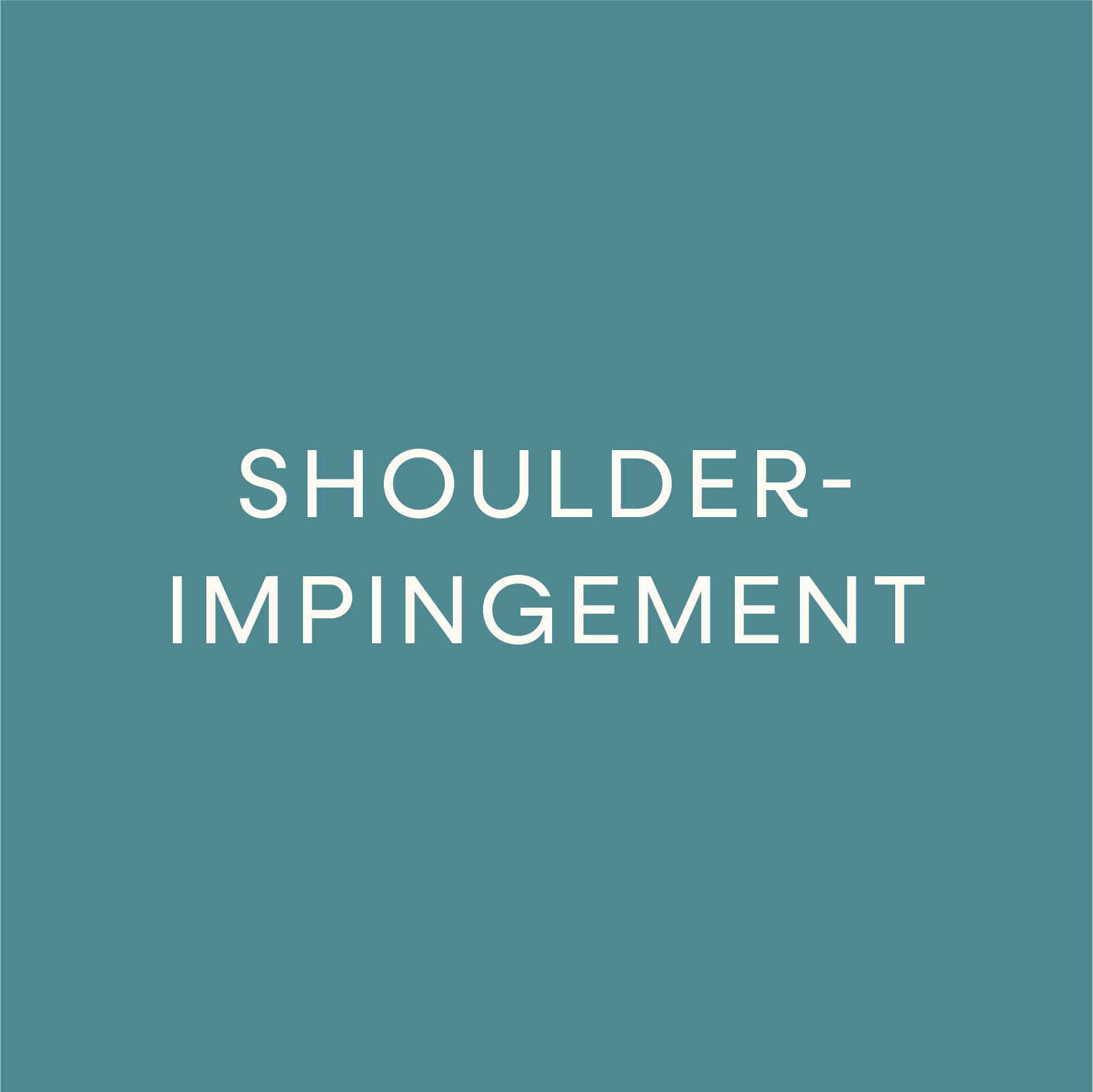 Shoulder Impingement