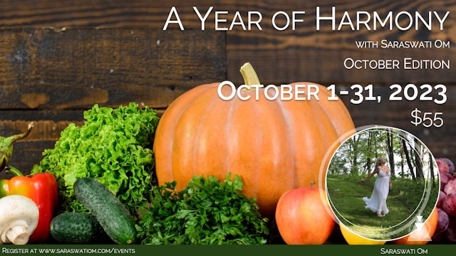 A Year Of Harmony October