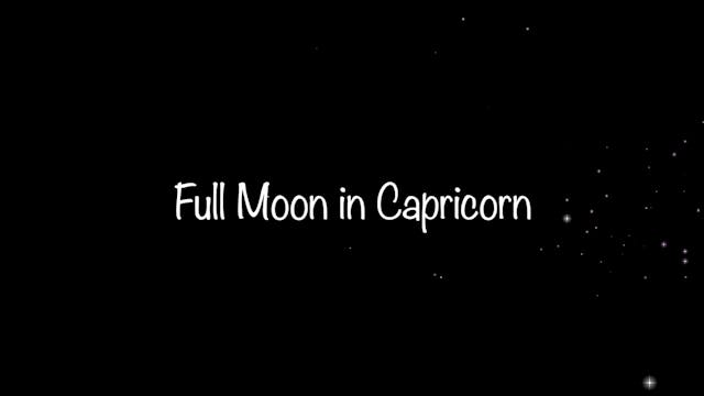 Full Moon in Capricorn July 21st. 2024