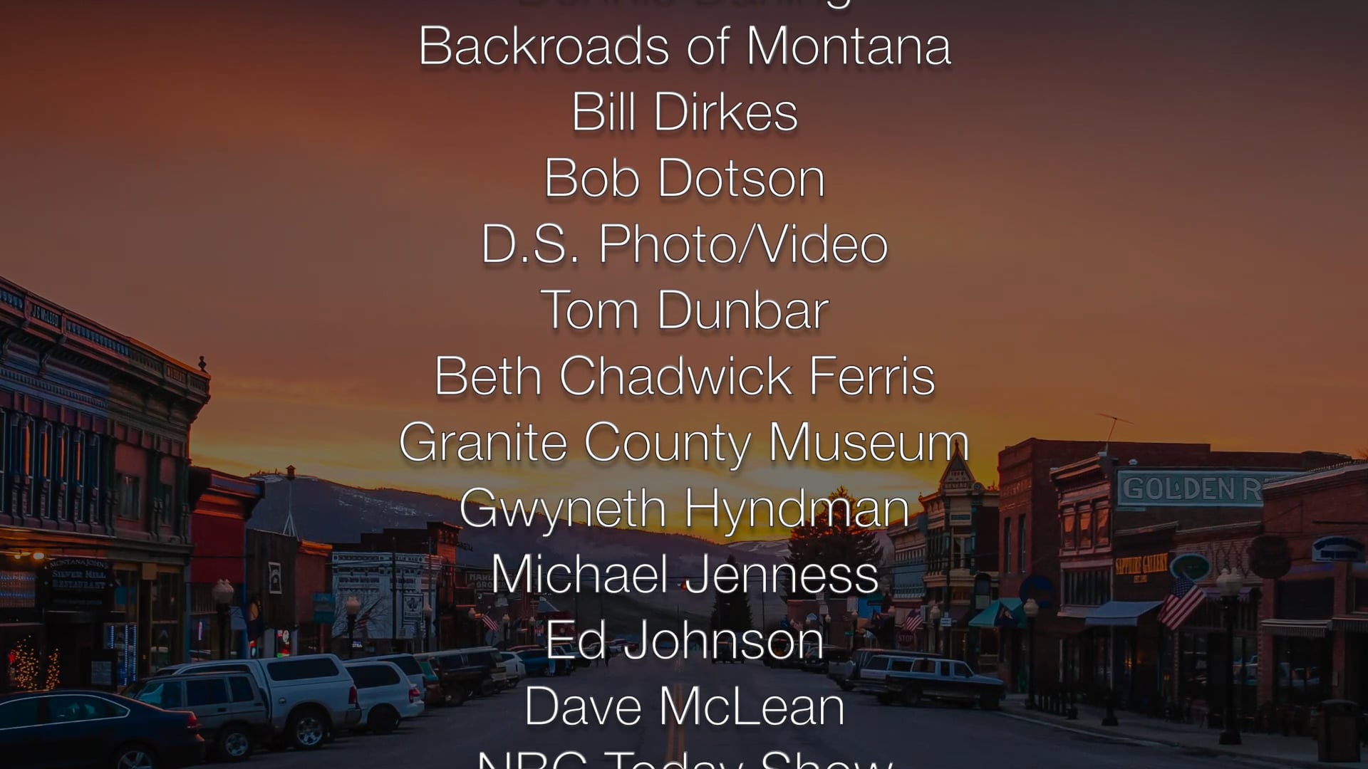 Saving The Burg - Credits