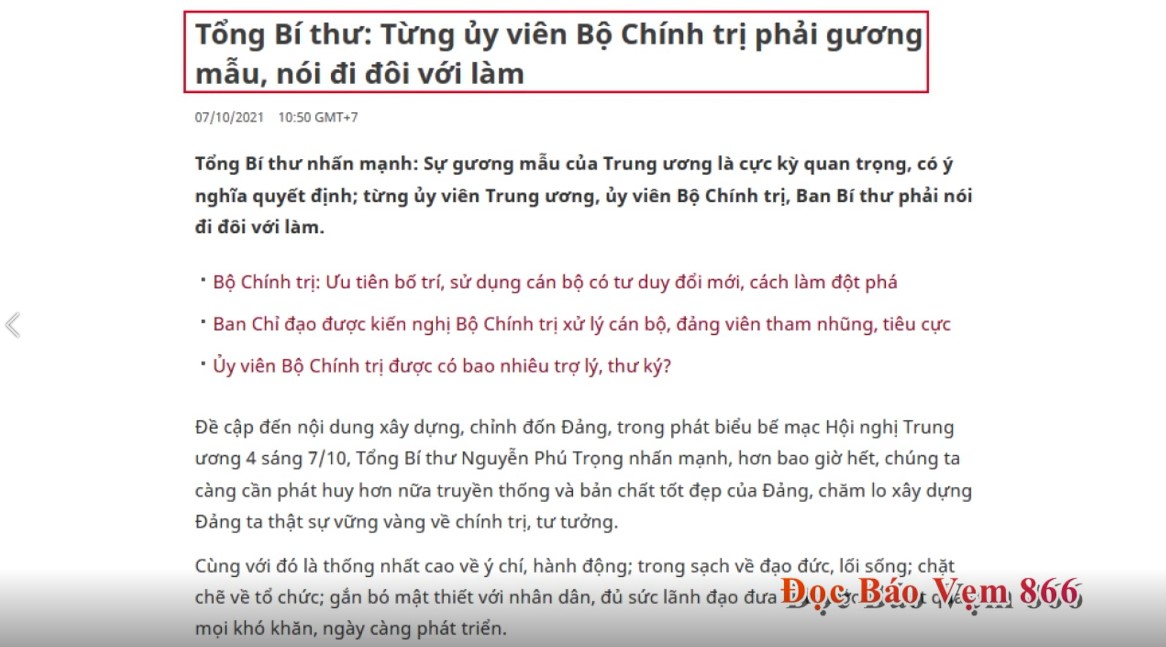 Đọc Báo Vẹm | Show 866