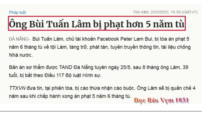 Đọc Báo Vẹm | 29/05/2023