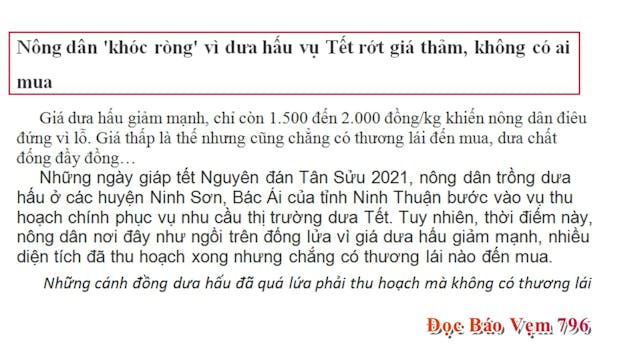 Đọc Báo Vẹm | Show 796