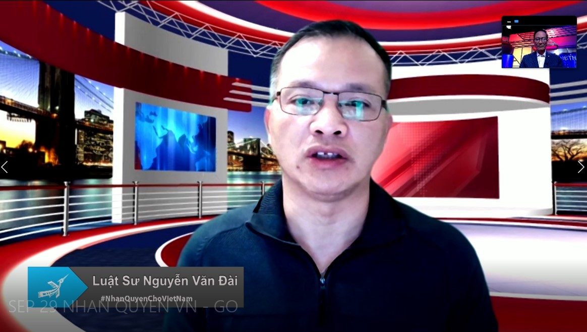Nhân Quyền Cho Việt Nam | Luật Sư Nguyễn Văn Đài | 29/09/2021