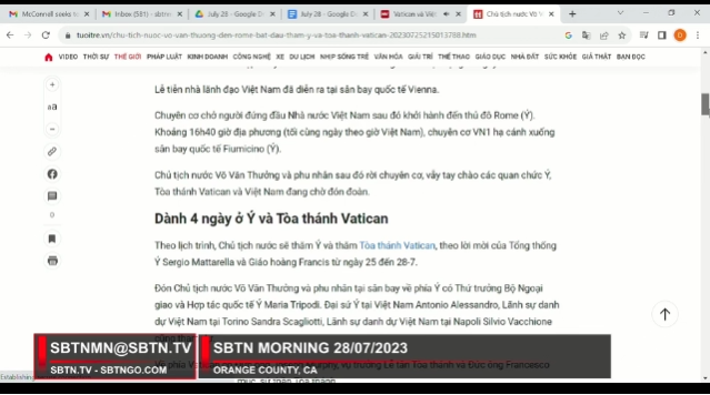 SBTN Morning | 28/07/2023