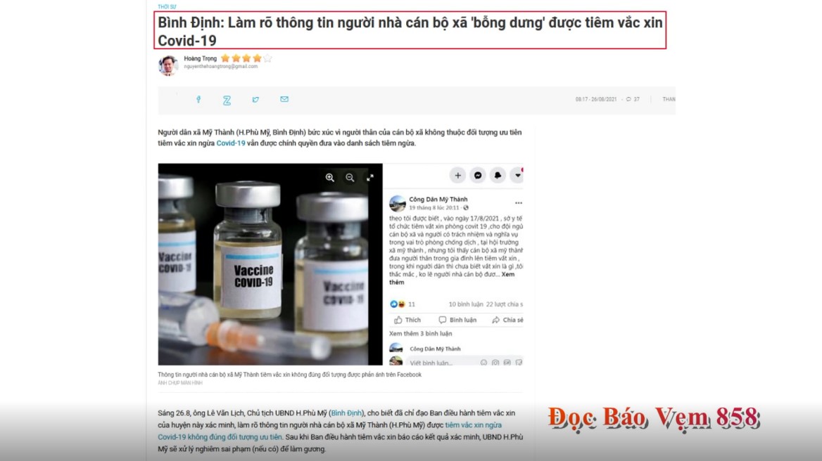 Đọc Báo Vẹm | Show 858