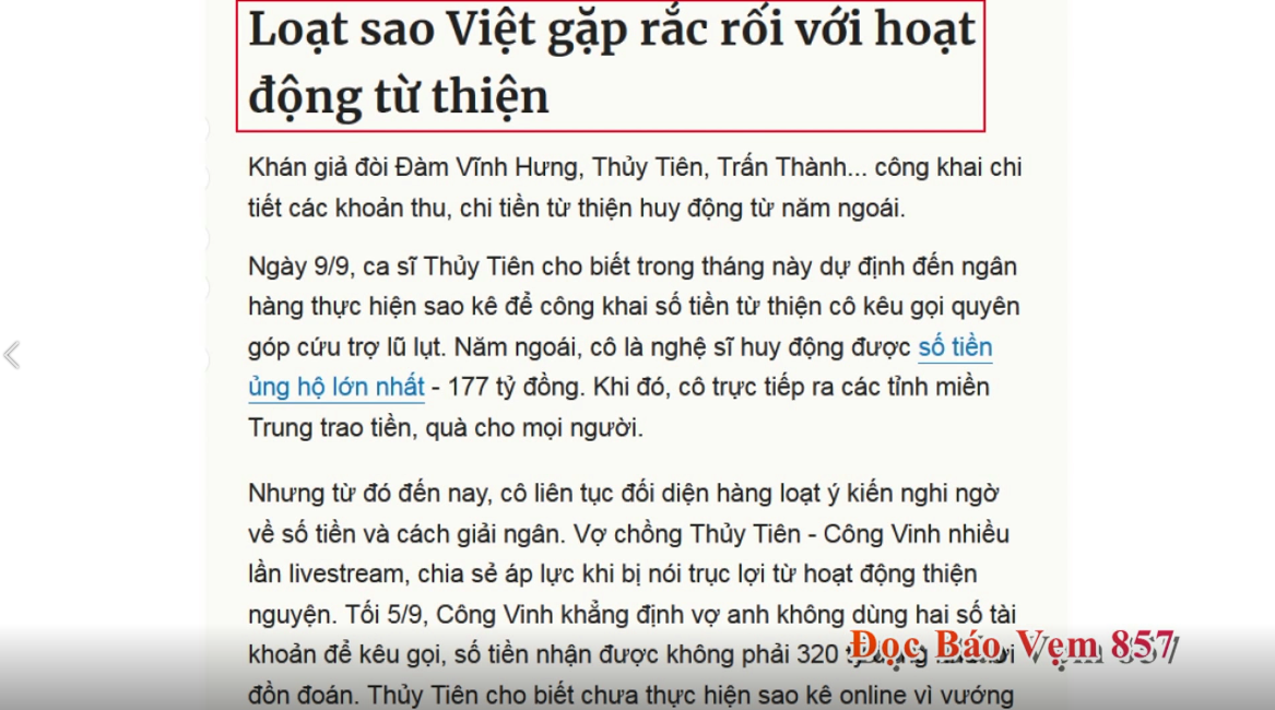 Đọc Báo Vẹm | Show 857