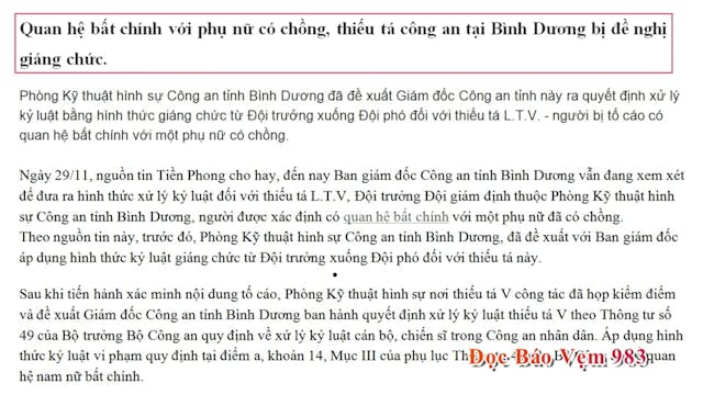 Đọc Báo Vẹm | Show 983