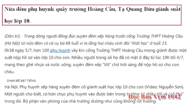 Đọc Báo Vẹm | Show 1042