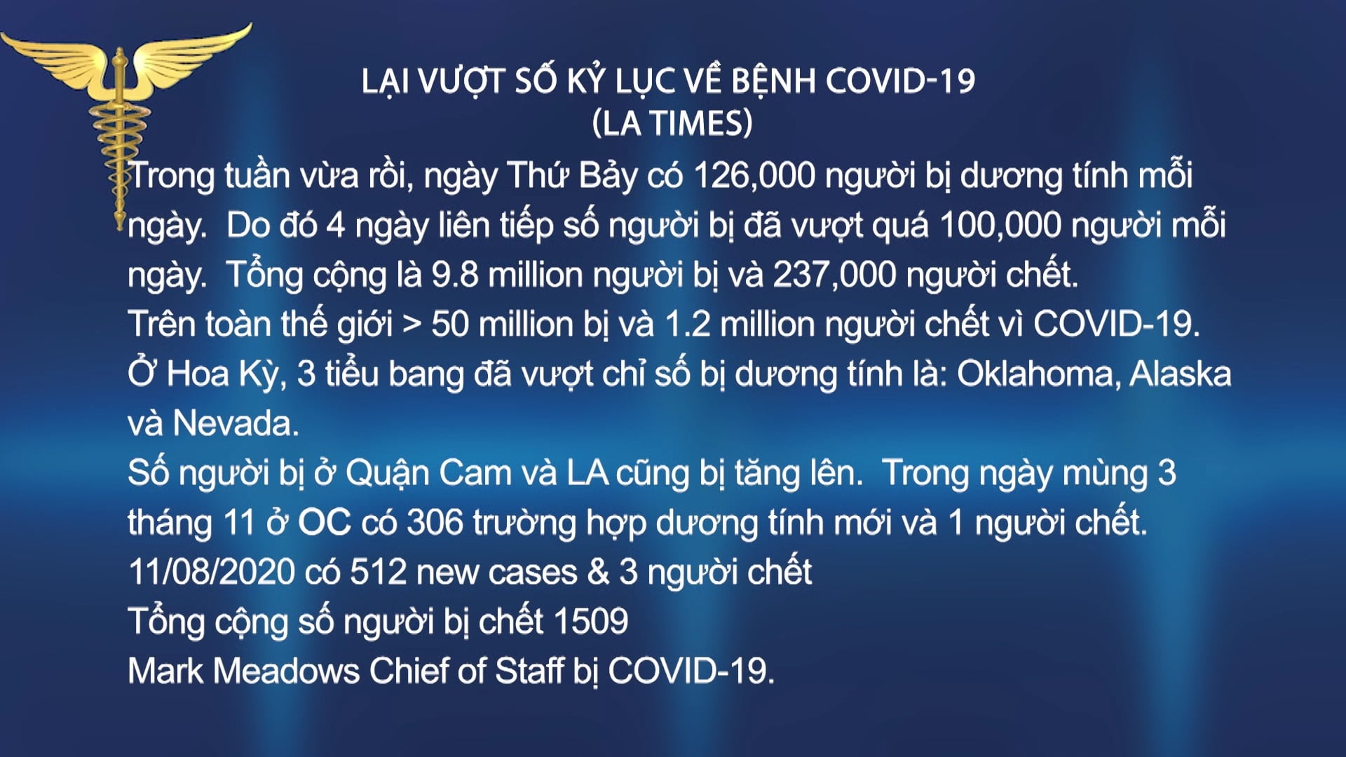 Tin Tức Y Khoa | 14/11/2020