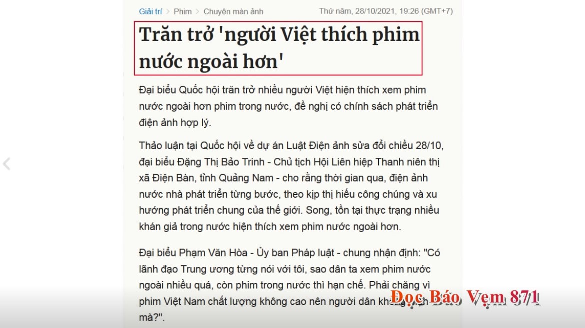 Đọc Báo Vẹm | Show 871