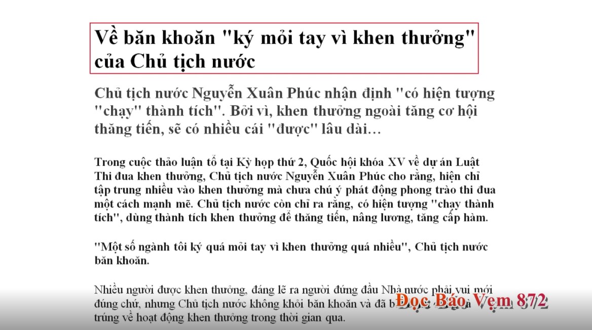 Đọc Báo Vẹm | Show 872