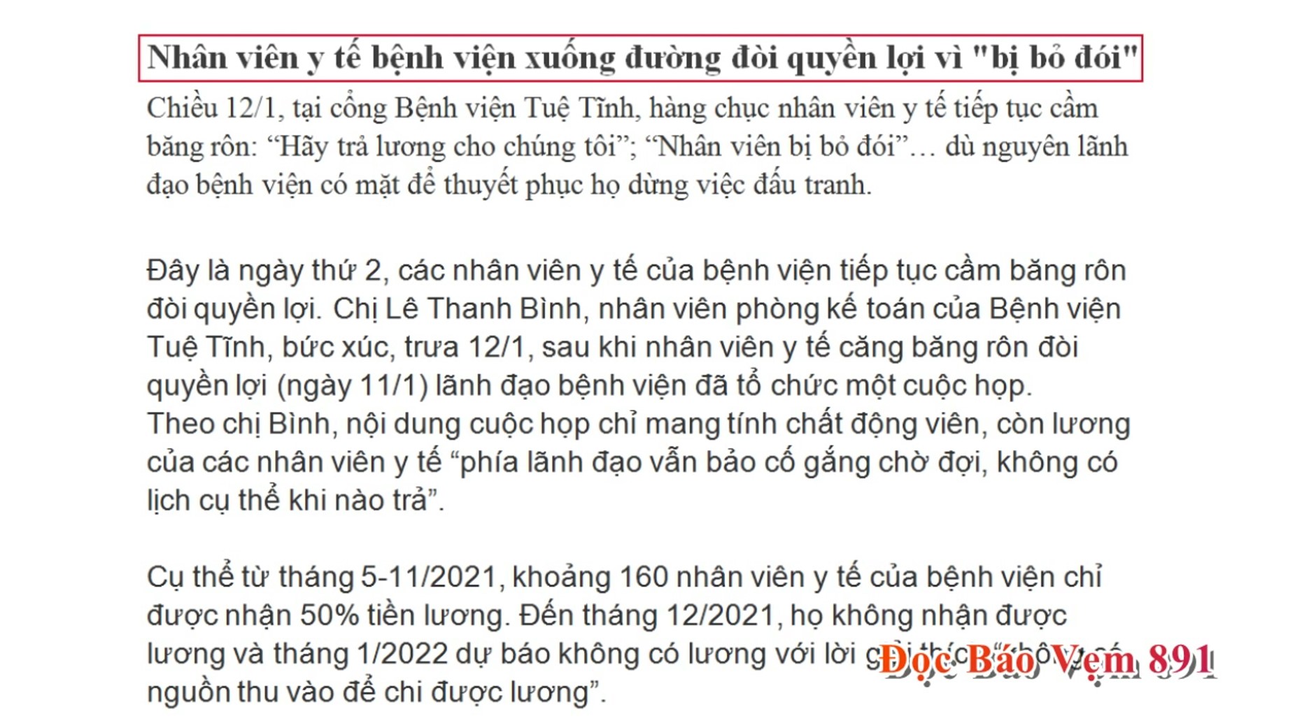 Đọc Báo Vẹm | Show 890