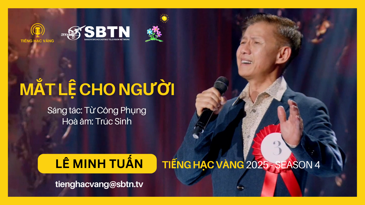 Mắt Lệ Cho Người - Lê Minh Tuấn | st: Từ Công Phụng | Ha: Trúc Sinh (THV 2025))