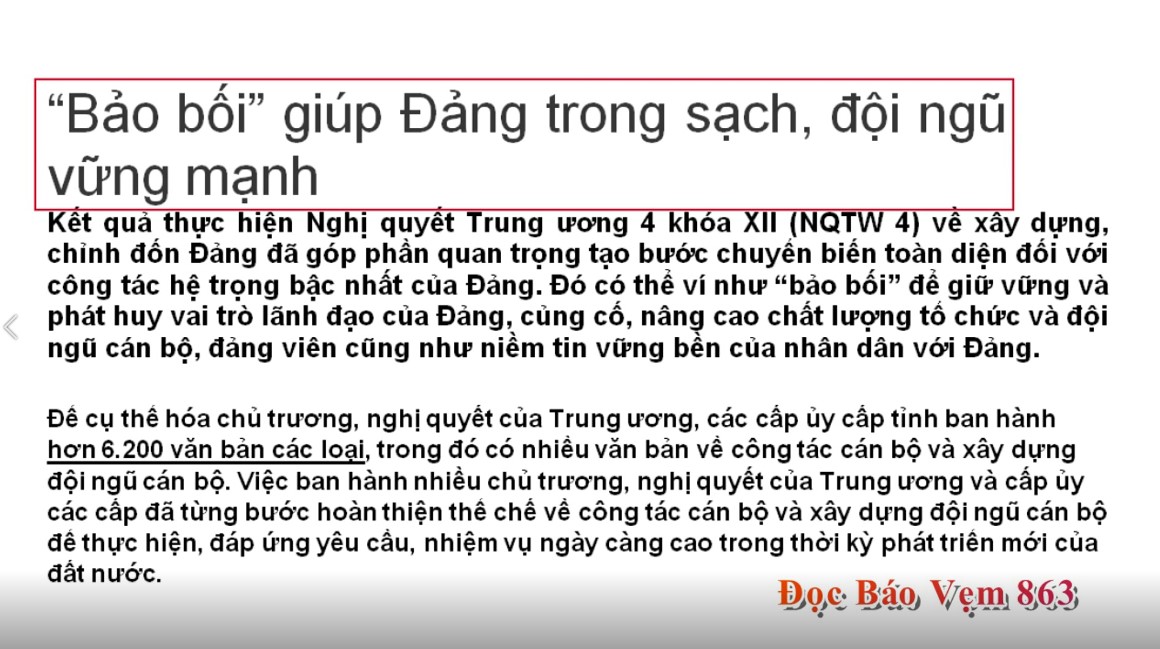 Đọc Báo Vẹm | Show 863