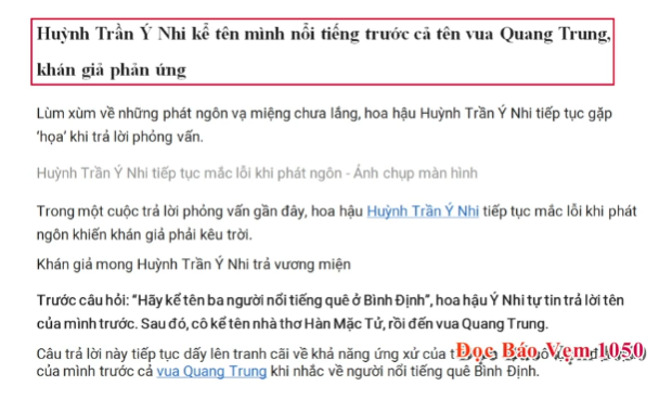 Đọc Báo Vẹm | Show 1050