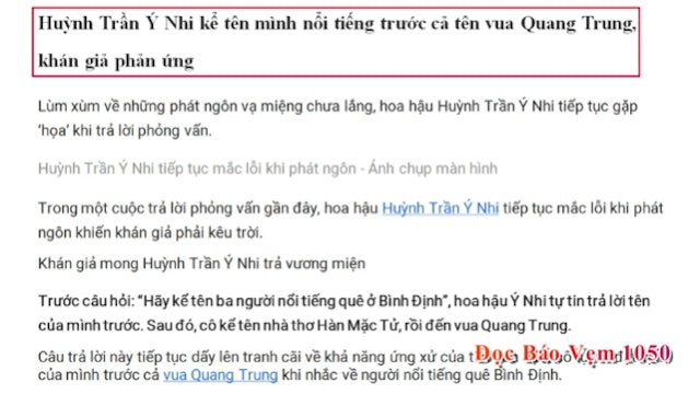 Đọc Báo Vẹm | Show 1050