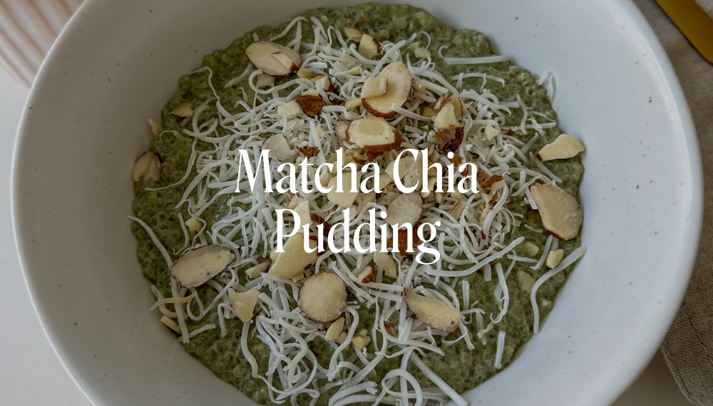 MATCHA CHIA PUDDING
