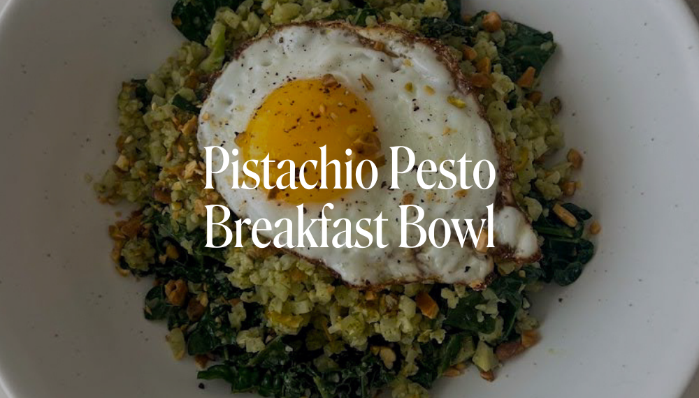 PISTACHIO PESTO BREAKFAST BOWL