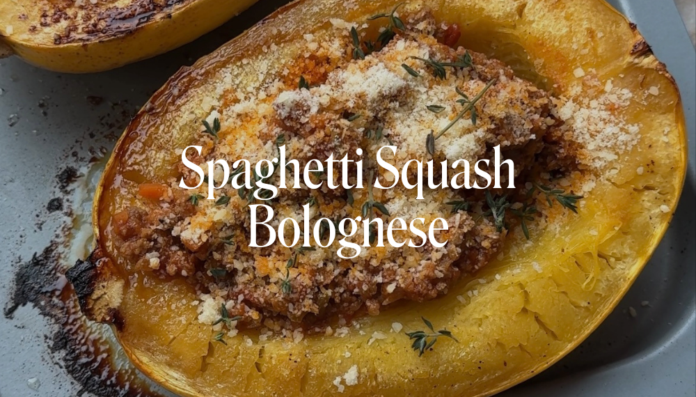 SPAGHETTI SQUASH BOLOGNESE
