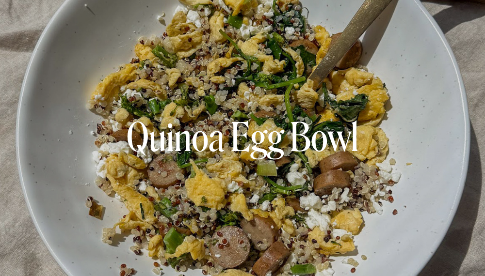QUINOA EGG BOWL