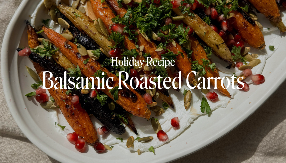 BALSAMIC ROASTED CARROTS
