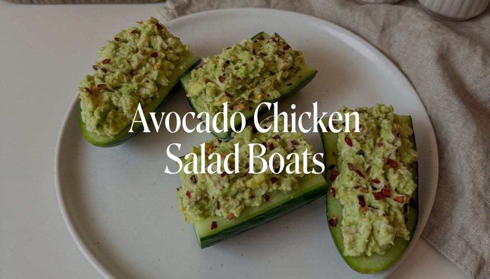 AVOCADO CHICKEN SALAD BOATS