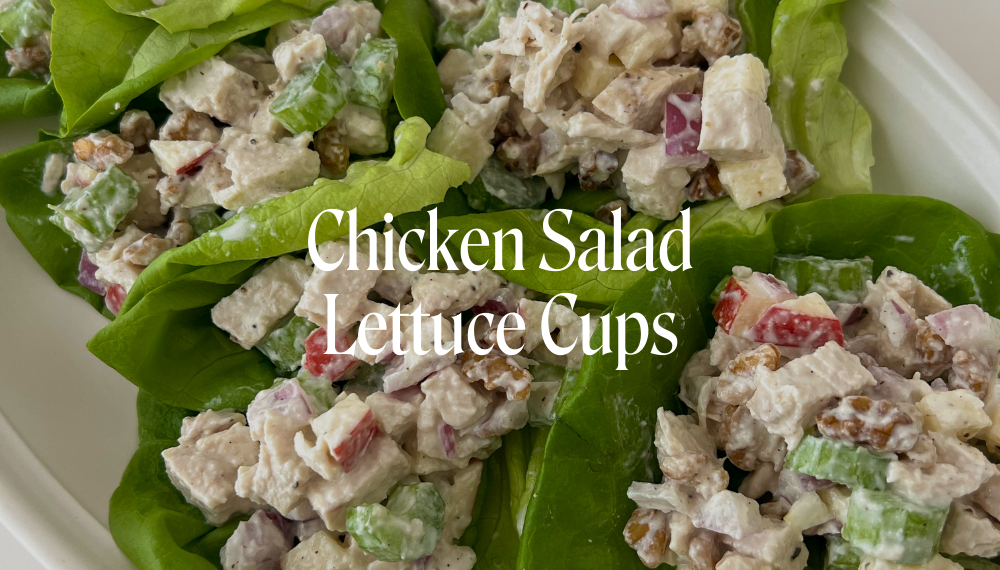 CHICKEN SALAD LETTUCE CUPS