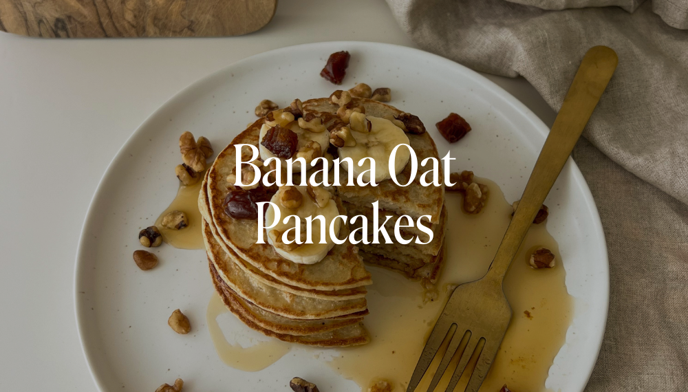 BANANA OAT PANCAKES
