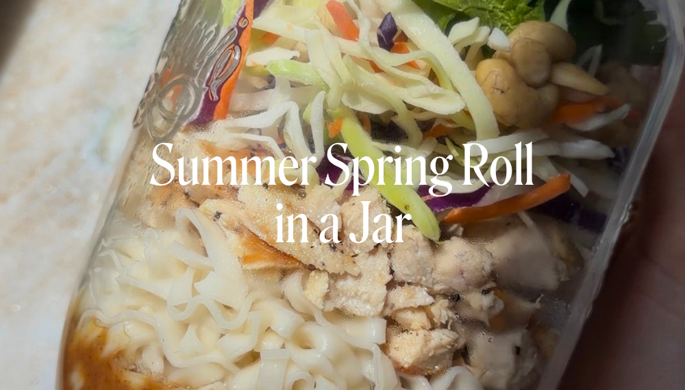 SUMMER SPRING ROLL IN A JAR