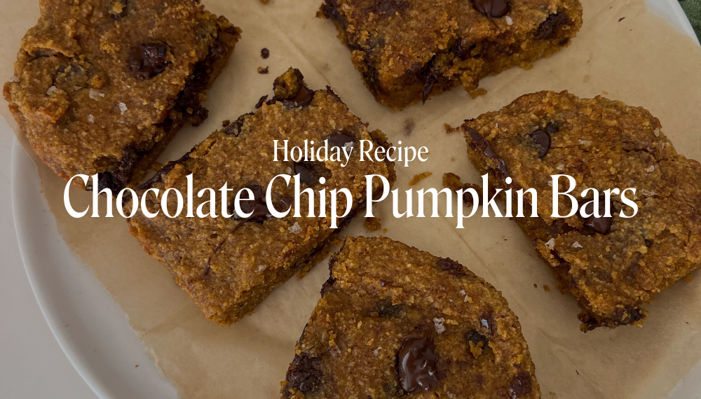 CHOCOLATE CHIP PUMPKIN BARS