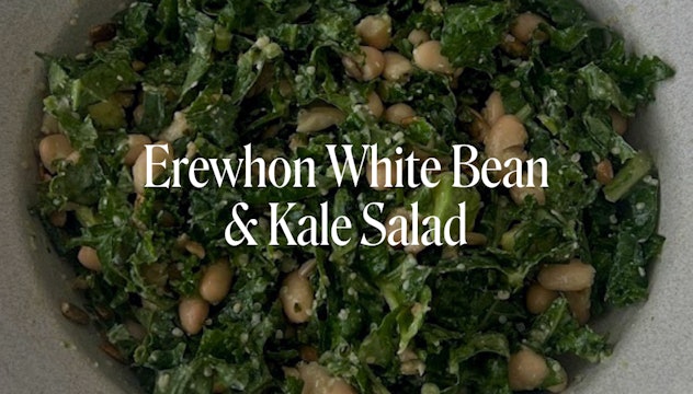 EREWHON KALE & WHITE BEAN SALAD