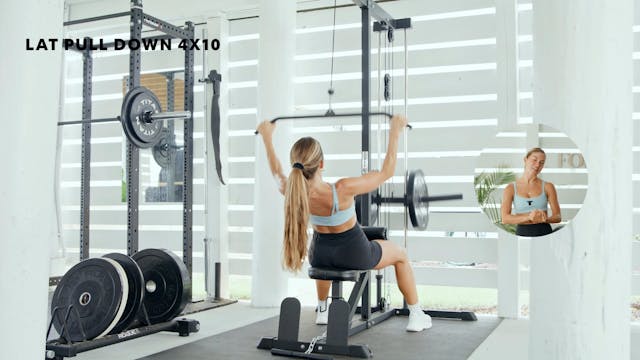 LAT PULL DOWN (4X10)