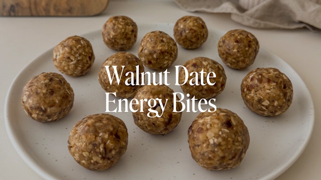 WALNUT DATE ENERGY BITES