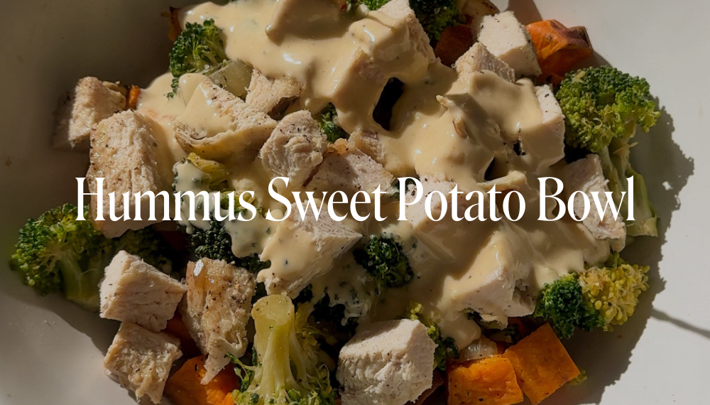 HUMMUS SWEET POTATO BOWL