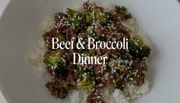 BEEF & BROCCOLI DINNER