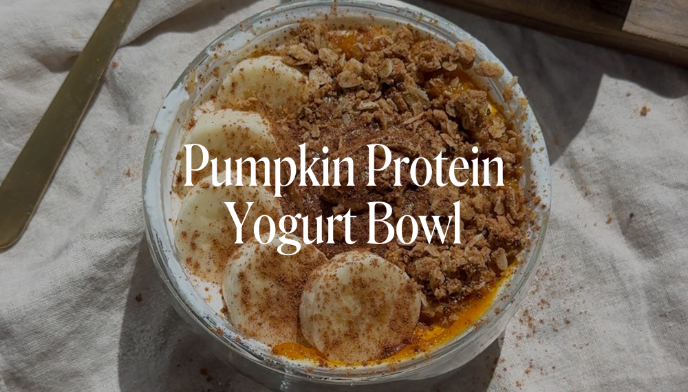 PUMPKIN PROTEIN YOGURT BOWL