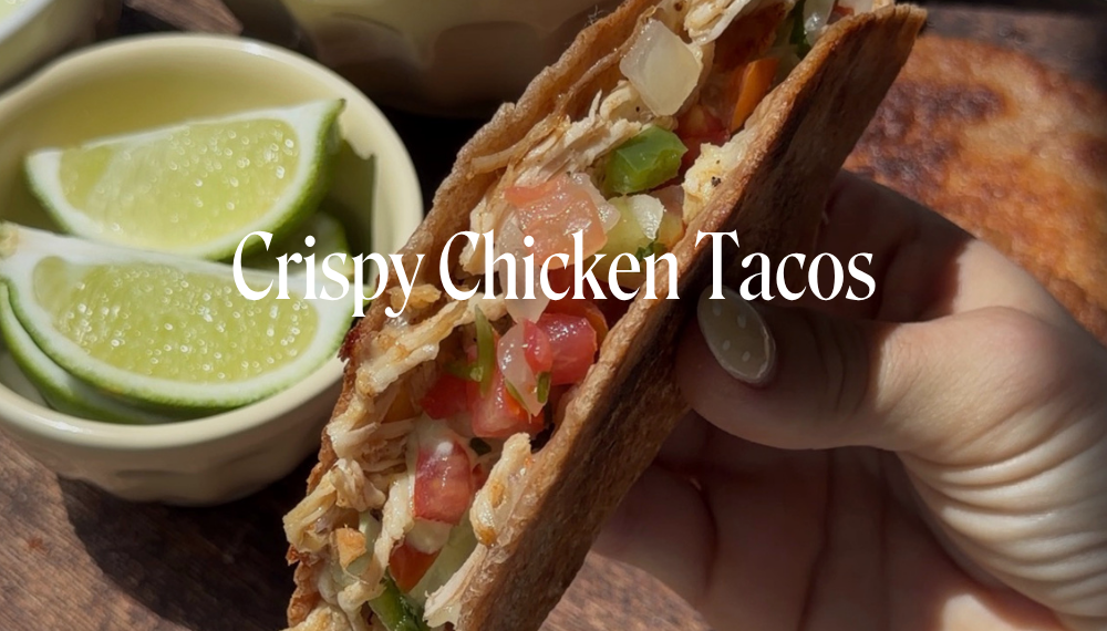 CRISPY CHICKEN TACOS