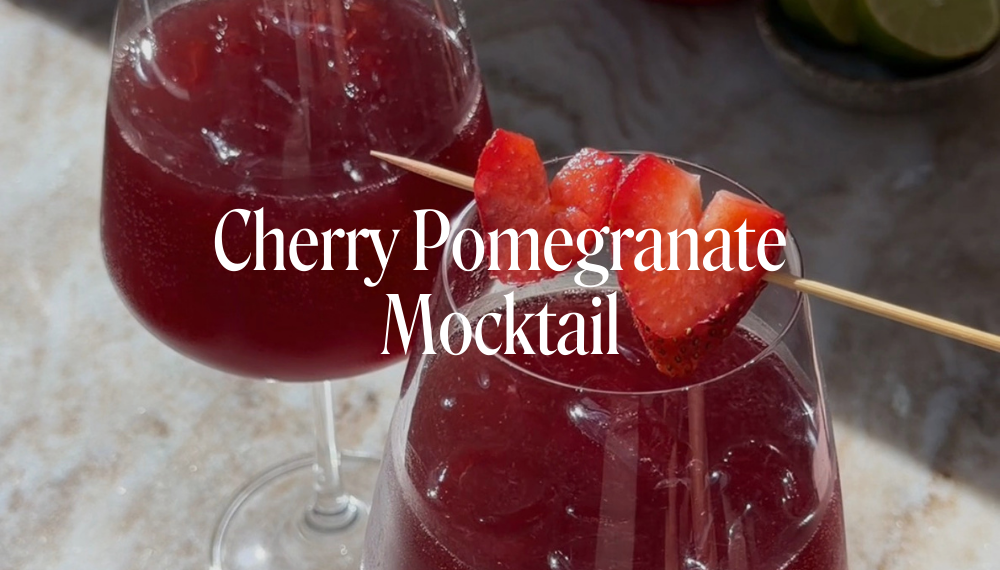 CHERRY POMEGRANATE MOCKTAIL